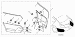 8F01SEP2M0BX - Accessory Components: CLIP, FEMALE for Acura Image