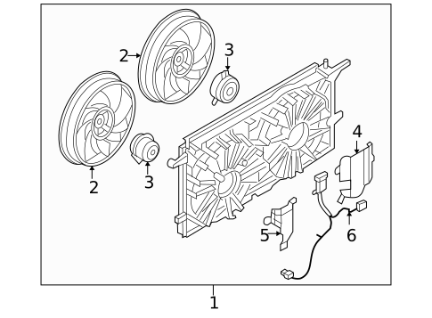 Cooling Fan, Clutch & Motor for 2005 Pontiac Montana #0