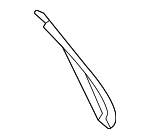 7581535030 - : Liftgate Reveal Molding (Right) for Toyota: 4Runner Image