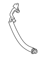 6Q121497D - : Coolant Line for Audi: A3, A3 Quattro, S3 Image