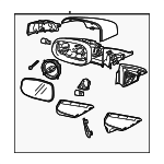 31278740 - Body: Mirror Assembly for Volvo: S40, V50 Image