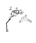 68646159AA - Brakes: Anti-lock Brake System Hydraulic Control Unit for Mopar Image