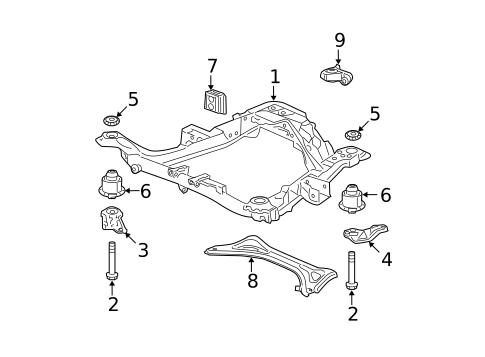 Suspension Mounting for 2015 Honda Pilot #0