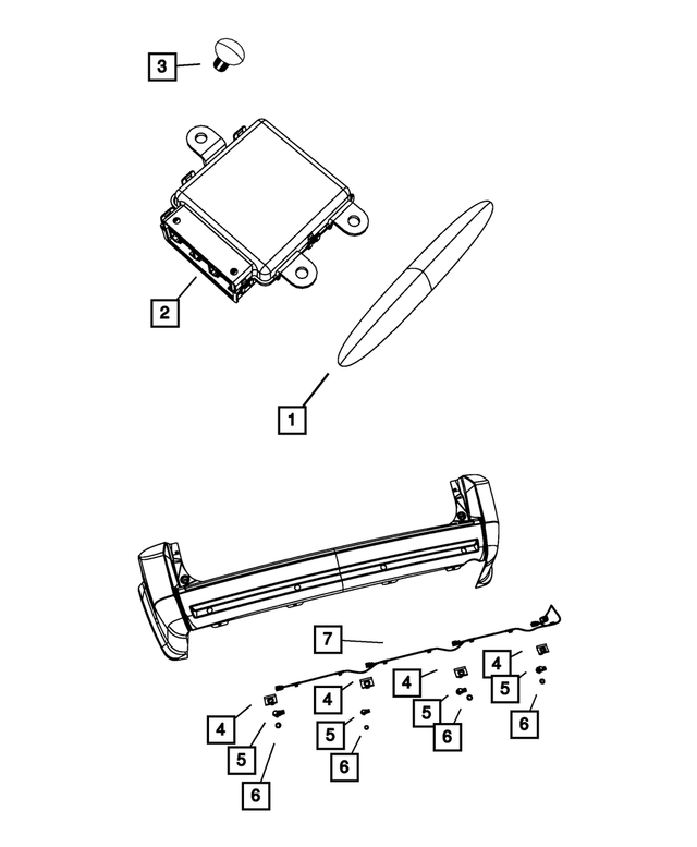 5026153AC - Electrical: Parking Assist Module for Mopar Image