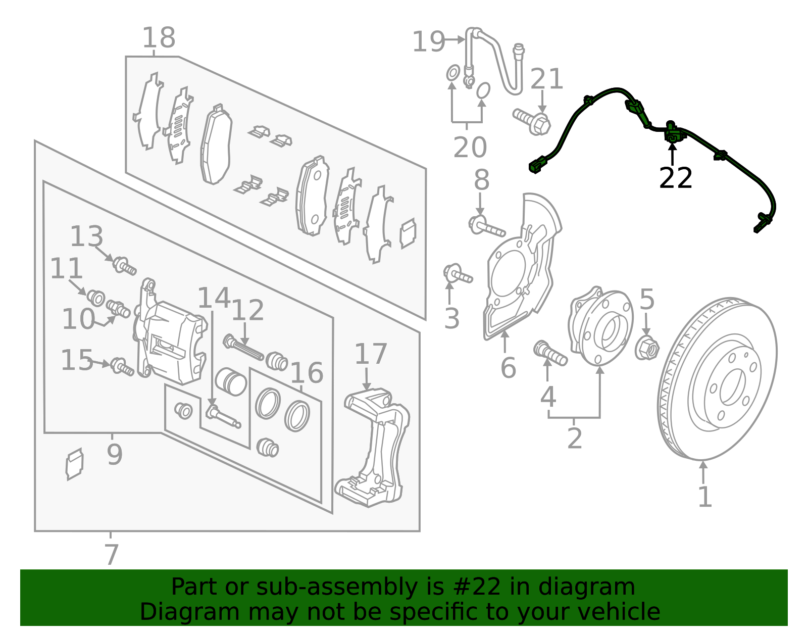 K011-43-70XA - ABS Sensor - 2013-2021 Mazda | Mazda Swag