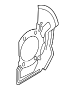 KD4533271C - Brakes: Splash Shield for Mazda Image