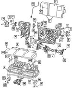 1JH281DVAA - Interior Trim: Rear Seat Back Cover for Mopar Image