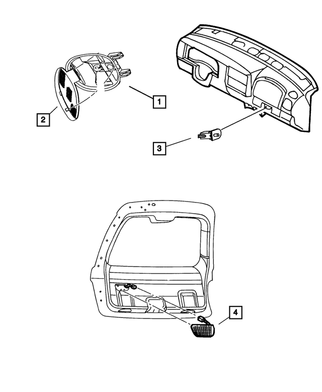 5FW60TL2AB - Electrical: Dome Lamp for Mopar Image image