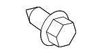 866252B001 - Body: Side Bracket Retainer for Hyundai Image