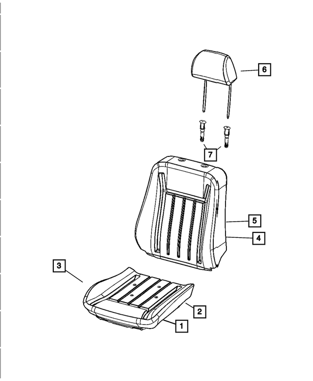 4610213AA - Interior Trim: Seat Cushion Pan for Mopar Image