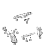 6509791AA - Electrical: Installation Rivnut for Fiat: 500, 500X | Jeep: Renegade | Ram: ProMaster City Image