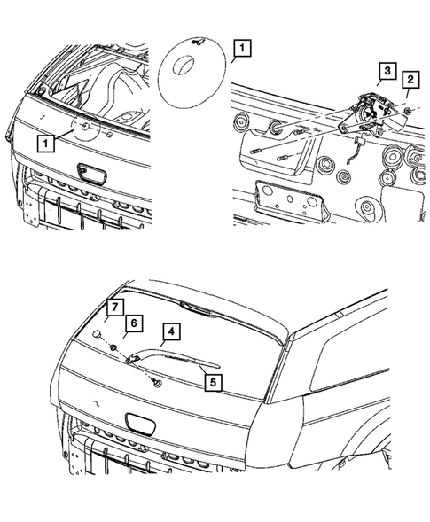 Rear Wiper for 2007 Dodge Charger #0