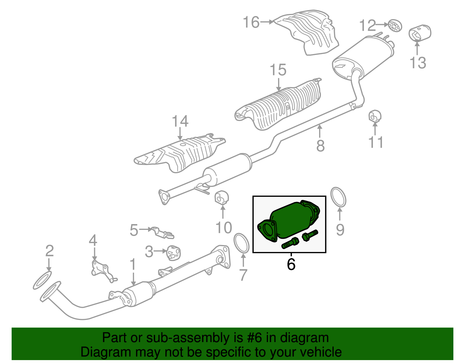 2013-2017 Honda Accord Catalytic Converter - Exhaust - Walker