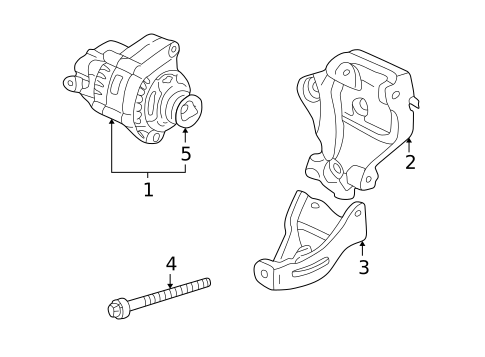 Alternator for 1998 Honda Accord #2