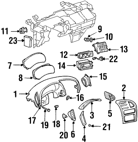 Ignition Lock for 2002 Oldsmobile Aurora #0