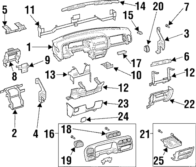 8942596710 - : Instrument Panel Plug for Acura Image