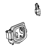 95C810002B - : Drive Motor Battery Pack Charging Port Pocket for Porsche Image