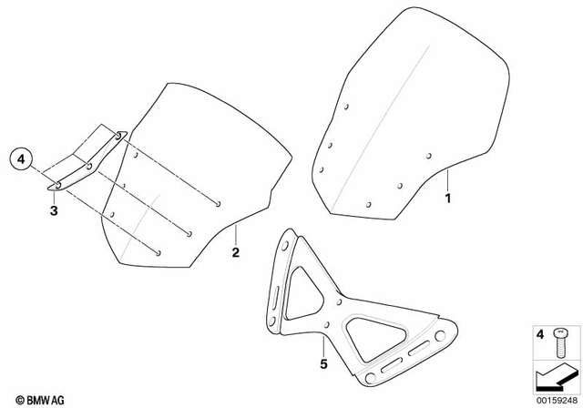 46637685019 - Frame and Mounting Parts: Covering Left for BMW-Motorrad Image