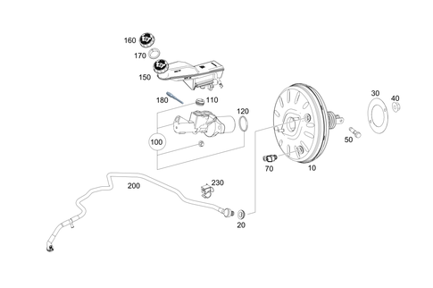 Brake Booster for 2018 Mercedes-Benz GLA250 #0