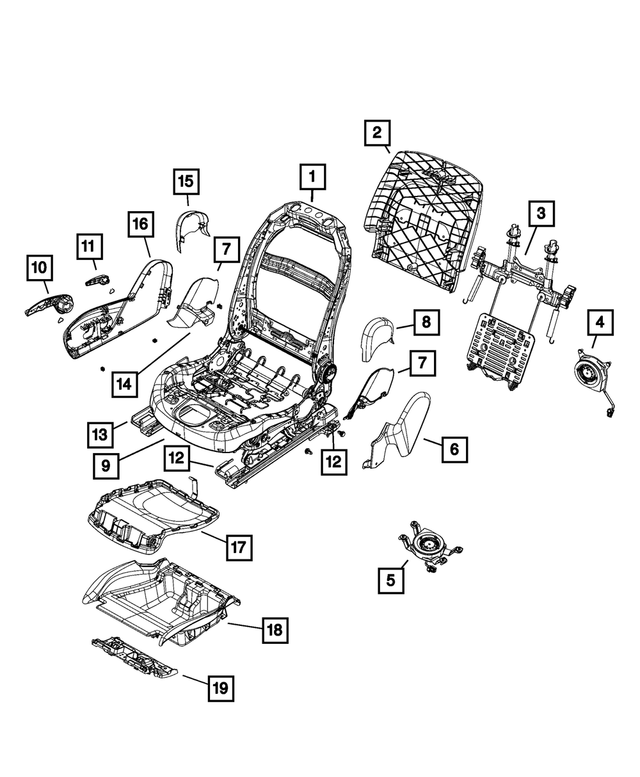 1XT70LC5AD - : Seat Shield for Mopar Image