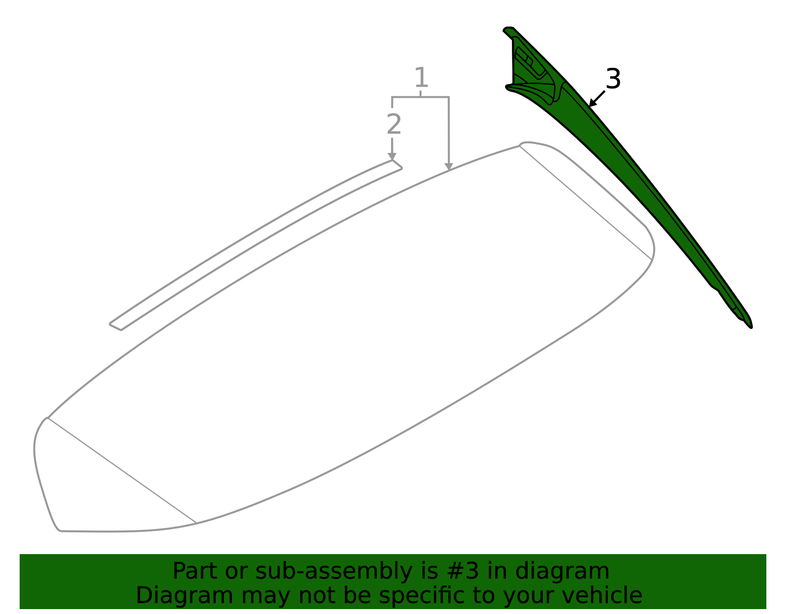 2025 Volkswagen Tiguan Spoiler End 57N-827-940-A-041 | OEM Parts Online