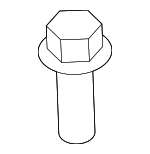 90602SJA003 - Body: Cowl Grille Clip for Acura: RL Image