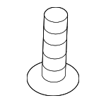 1249204129B - Body: Rocker Molding Retainer Screw for Hyundai Image