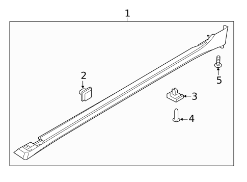 Exterior Trim - Pillars for 2018 Hyundai Sonata #0