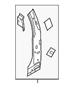 LC3Z1840476B - Body: Inner Lock Pillar for Ford Image