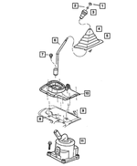 5166489AA - : Gear Shift Lever Boot for Mopar Image