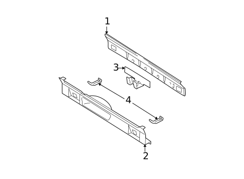Rear Body for 2005 Kia Sedona #0