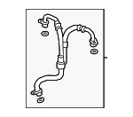 6M145140J - Engine: Oil Inlet Tube for Audi Image