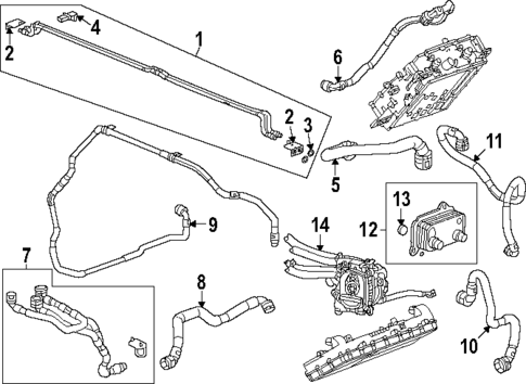 Hoses & Lines for 2025 GMC Hummer EV SUV #1