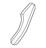 66521ST8000ZZ - Body: Package Tray Gusset for Honda: Civic Image