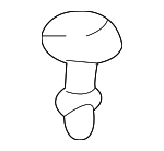 904670704522 - Body: Cowl Grille Clip for Toyota: 4Runner, Sequoia, Tacoma, Tundra Image