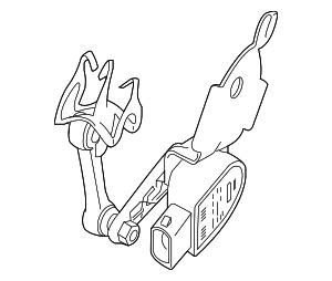 Genuine OEM Headlight Level Sensor Strut Support | 213-905-34-02 | Fits ...