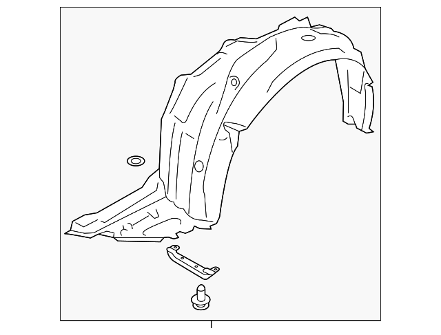 2020-2025 Subaru Legacy Fender Liner 59110AN00A | OEM Parts Online