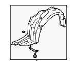 59110AN02A - : Fender Liner for Subaru: Outback Image