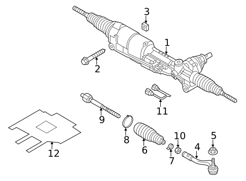 Steering Gear & Linkage for 2017 Audi A6 Quattro #0