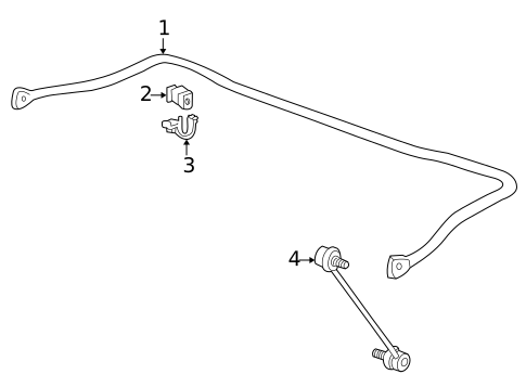 Stabilizer Bar & Components for 2001 BMW Z3 #1