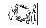 K1YW3329ZA - Brakes: Hardware Kit for Mazda Image