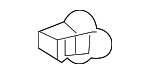 72139SR0A01 - Body: Door Lock Rod Clip for Acura Image