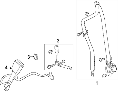 Front Seat Belts for 2024 Buick Envista #0