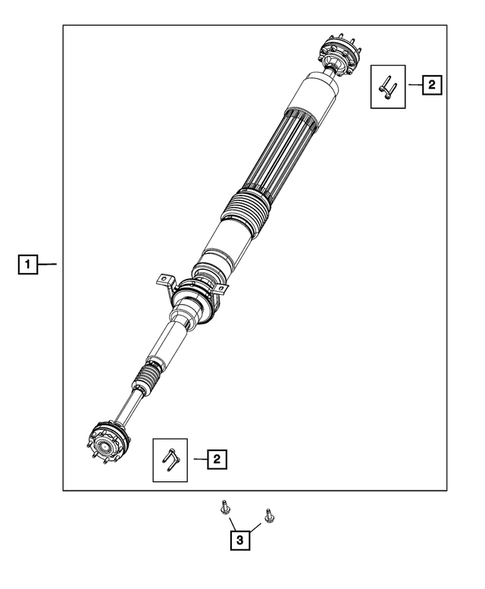 Drive Shaft for 2024 Jeep Gladiator #1