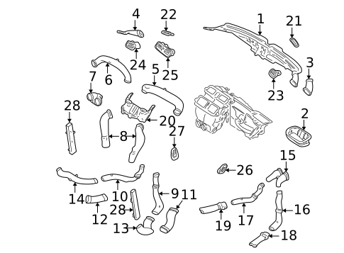 Ducts for 2006 Volvo S60 #0