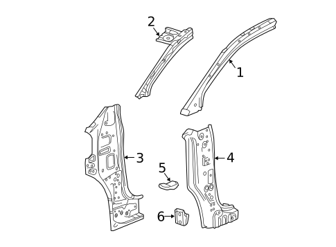 Hinge Pillar for 2019 Chevrolet Spark #0