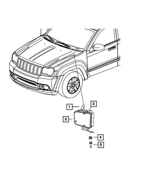 Keys, Modules and Engine Controllers for 2010 Jeep Commander #5