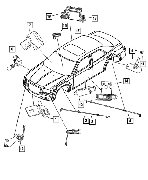 Sensors for 2007 Chrysler 300 #0
