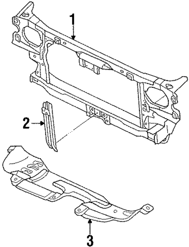 75892D1600 - : Splash Pan for Nissan Image