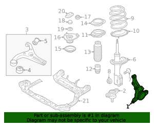 51715-1G100 - Knuckle 2006-2011 Kia | Kia.Parts Store
